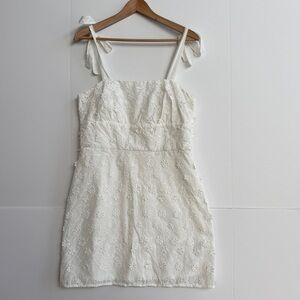 Audrey Parks Floral Embraided Mini Cocktail Dress Size L‎